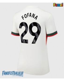 Chelsea Wesley Fofana #29 Tricou Fotbal Replică 2025-26 Femei Deplasare